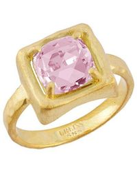 Reiss - 14k 2.00 Ct. Tw. Rose Quartz Cocktail Ring - Lyst