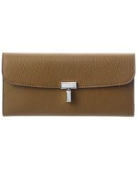 TOTEME - T-Lock Leather Continental Wallet - Lyst