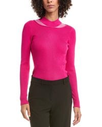 DKNY - Mock Neck Sweater - Lyst