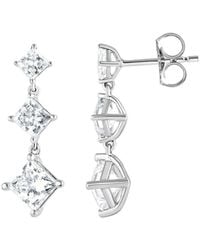 Lab Grown Diamonds - 14K 3.00 Ct. Tw. Lab-Grown Diamond Earring - Lyst