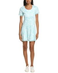 Stella Parker - Scoop Neck Mesh Detail Dress - Lyst