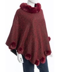 Saachi - Pom Pom Poncho - Lyst