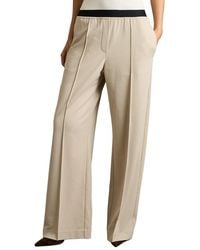 Reiss - Lucia Wide Waistband Wide Leg Trouser - Lyst