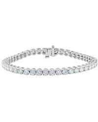 Lab Grown Diamonds - 14K 20.00 Ct. Tw. Lab-Grown Diamond Tennis Bracelet - Lyst
