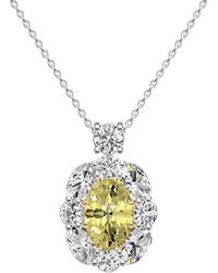 Lab Grown Diamonds - 14K 2.50 Ct. Tw. Lab-Grown Diamond Fashion Pendants - Lyst