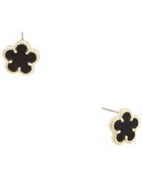 Juvell - 18K Plated Clover Earring - Lyst