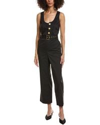 L'Agence - Branca Scoop Neck Jumpsuit - Lyst