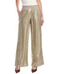 Brunello Cucinelli - Metallic Pull-On Pant - Lyst