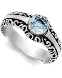Samuel B. - Silver 1.55 Ct. Tw. Blue Topaz Ring - Lyst
