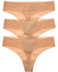 Calvin Klein - 3Pk Invisibles Thong - Lyst
