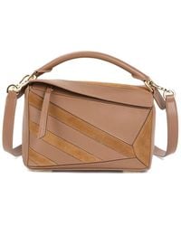 Tiffany & Fred Paris - Geometric Leather Satchel - Lyst