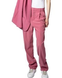 Zadig & Voltaire - Profil Crepe Pant - Lyst