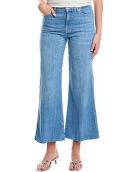 7 For All Mankind - Left Hand Cropped Lotta Charleston Wide Leg Jean - Lyst