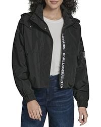 KARL LAGERFELD - Windbreaker Jacket - Lyst