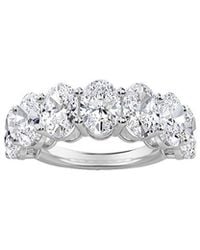 Diana M. Jewels - Diana M. Fine Jewelry 14k 3.63 Ct. Tw. Lab Grown Diamond Half-eternity Ring - Lyst