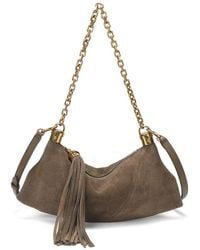 Tiffany & Fred Paris - Suede Tassel Hobo Bag - Lyst