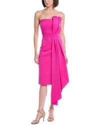 Eliza J - Sleeveless Solid Midi Dress - Lyst