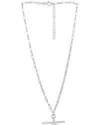 Italian Silver - Piazza Di Spagna Toggle Necklace - Lyst