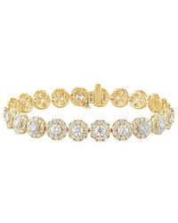 Lab Grown Diamonds - 14K 10.00 Ct. Tw. Lab-Grown Diamond Fashion Bracelet - Lyst