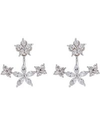 Eye Candy LA - Luxe Collection 18k Plated Cz Cuff Earrings - Lyst