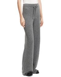 Theory - Cashmere & Wool-Blend Cozy Track Pant - Lyst