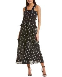 Cece - Floral Embroidered Maxi Dress - Lyst