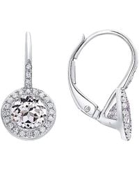 Diana M. Jewels - Fine Jewelry 14k 1.53 Ct. Tw. Diamond & White Topaz Earrings - Lyst