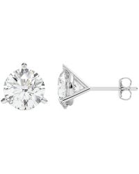 Lab Grown Diamonds - 14K 4.00 Ct. Tw. Lab-Grown Diamond Earrings - Lyst