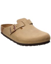 Birkenstock - Boston Bs Waxy Leather Clog - Lyst