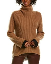 Zadig & Voltaire Eloi Cashmere-blend Turtleneck Sweater - Brown