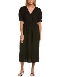Velvet By Graham & Spencer - Lianna Short Sleeve Midi Dress - Lyst