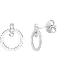HAWLEY ST - 14K 0.08 Ct. Tw. Diamond Earrings - Lyst
