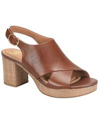 Söfft - Liv Leather Heeled Sandal - Lyst