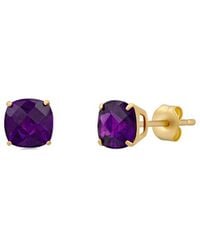 MaxColor - 14k 3.20 Ct. Tw. Amethyst Studs - Lyst