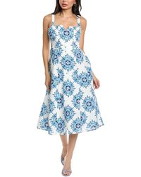 Allison - Bella Linen-Blend Shirtdress - Lyst