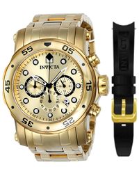 Invicta Pro Diver Watch With Interchangeable Strap - Metallic