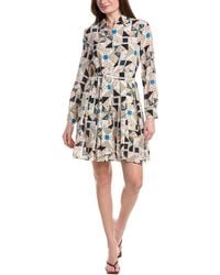 Max Mara - Weekend Patrik Silk Mini Dress - Lyst