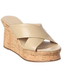 Ferragamo - Ant Leather Sandal - Lyst