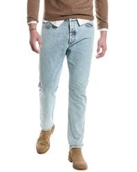 Brunello Cucinelli - Leisure Fit Light Wash Trouser Jean - Lyst