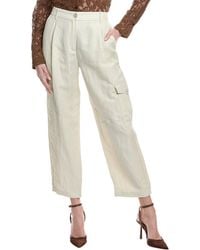Marella - Giada Linen-Blend Trouser - Lyst