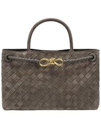 Tiffany & Fred Paris - Tiffany And Fred Paris Woven Suede Leather Top Handle Satchel - Lyst