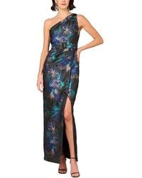 Aidan Mattox - Printed Maxi Dress - Lyst