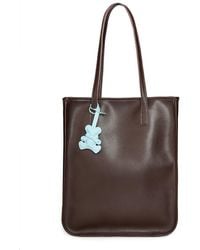 Tiffany & Fred Paris - Smooth Leather Double Handle Tote - Lyst