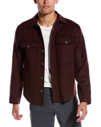 Vince - Splittable Wool-blend Shirt Jacket - Lyst