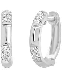 Sabrina Designs - 14K 0.10 Ct. Tw. Diamond Huggie Earrings - Lyst