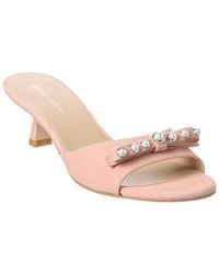 Stuart Weitzman - Luella 50 Suede Sandal - Lyst