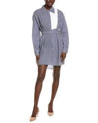 Gracia - Contrast Stripe Shirtdress - Lyst