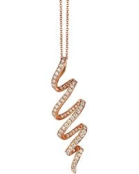 Le Vian - Le Vian Vanilla Diamonds 14k Rose Gold 0.64 Ct. Tw. Diamond Pendant Necklace - Lyst