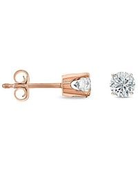 Diana M. Jewels - Fine Jewelry 14k Rose Gold 0.25 Ct. Tw. Diamond Studs - Lyst