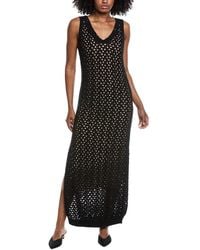 Brunello Cucinelli - Crochet Linen & Silk-Blend Maxi Dress - Lyst